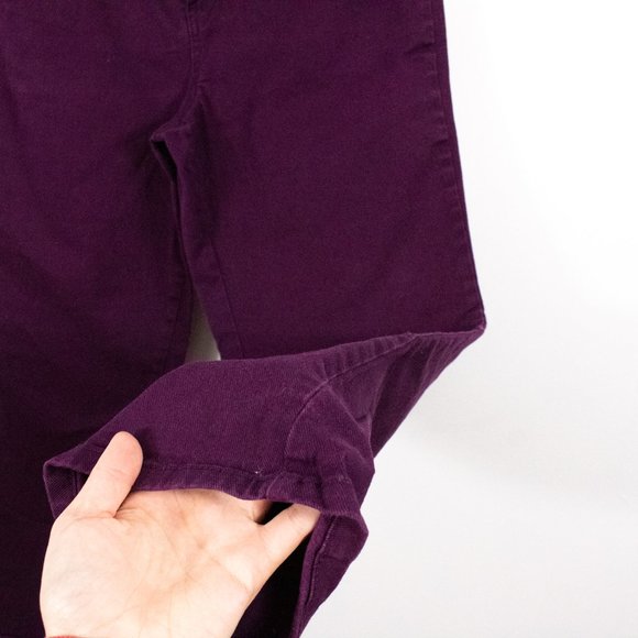 George Women's Straight Leg Jeans - Deep Purple - Picture 5 of 7